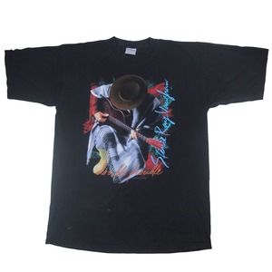 Vintage 1989 Stevie Ray Vaughan Double Trouble Graphic Band T Shirt